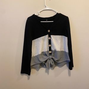 Long sleeve cropped sweater